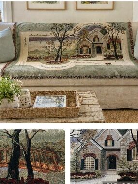 VTG D Morgan 1996 No Matter Where I Travel Or Just How Far I Roam …Throw Blanket